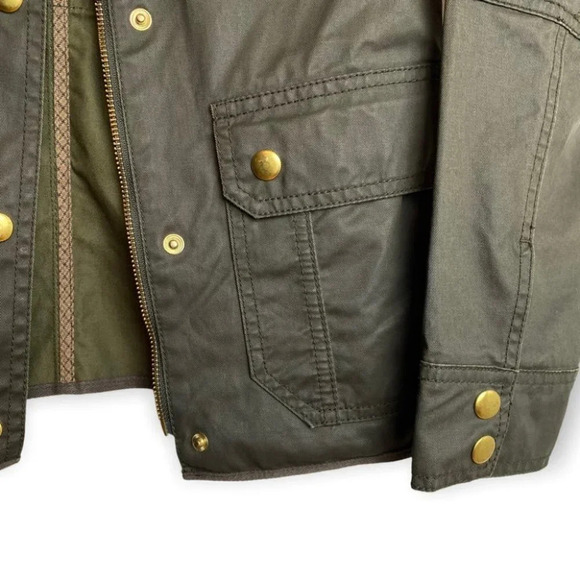 J. Crew Army Green Downtown  Field Jacket - Picture 6 of 10